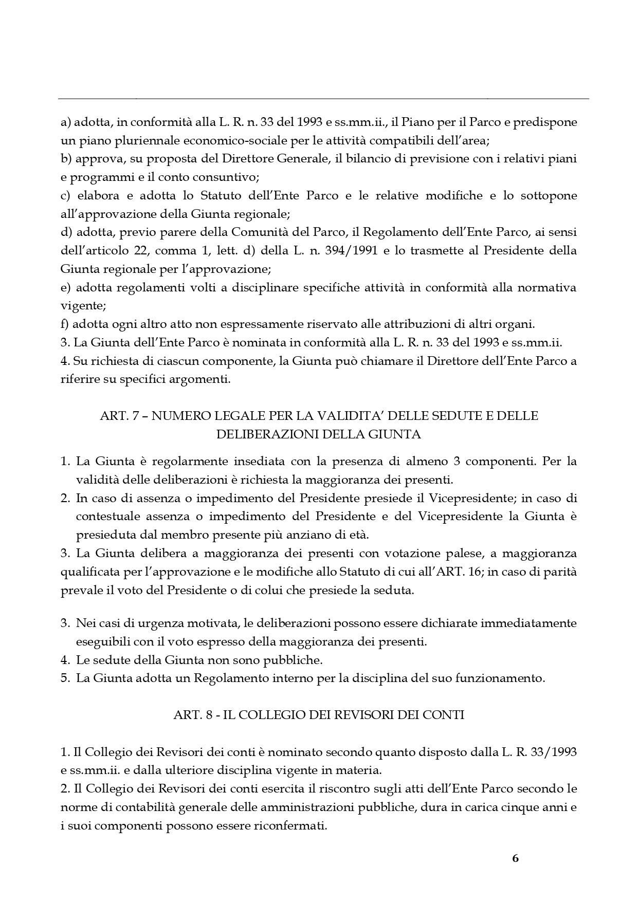 Statuto 6